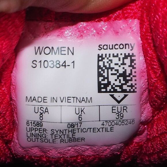 Saucony Echelon 6 Performance Running Shoes Grey / Pink S10384-1 Women's 8 - Picture 10 of 11